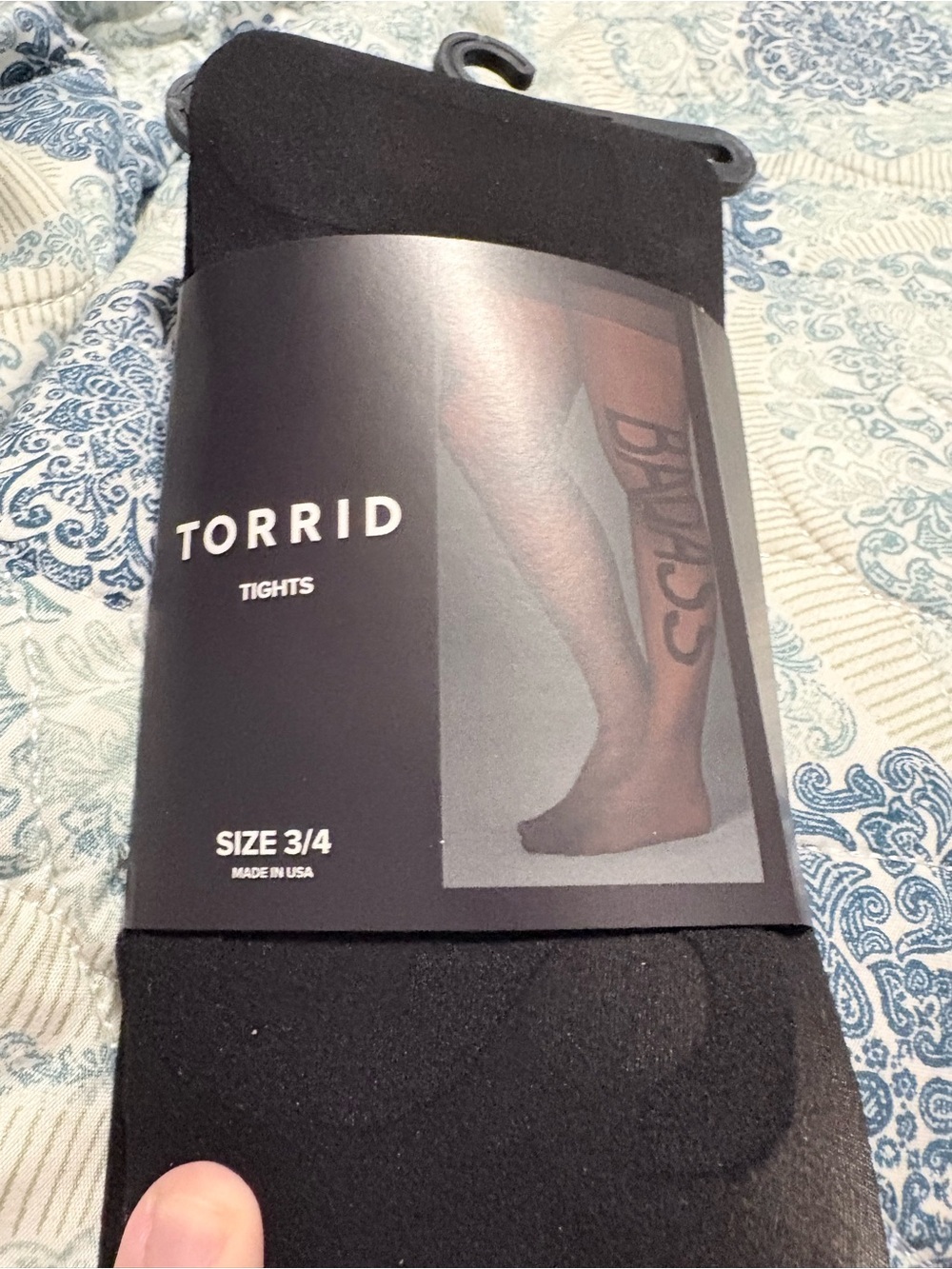 NWT Torrid “Bad Ass” Sheer Tights – Size 3/4